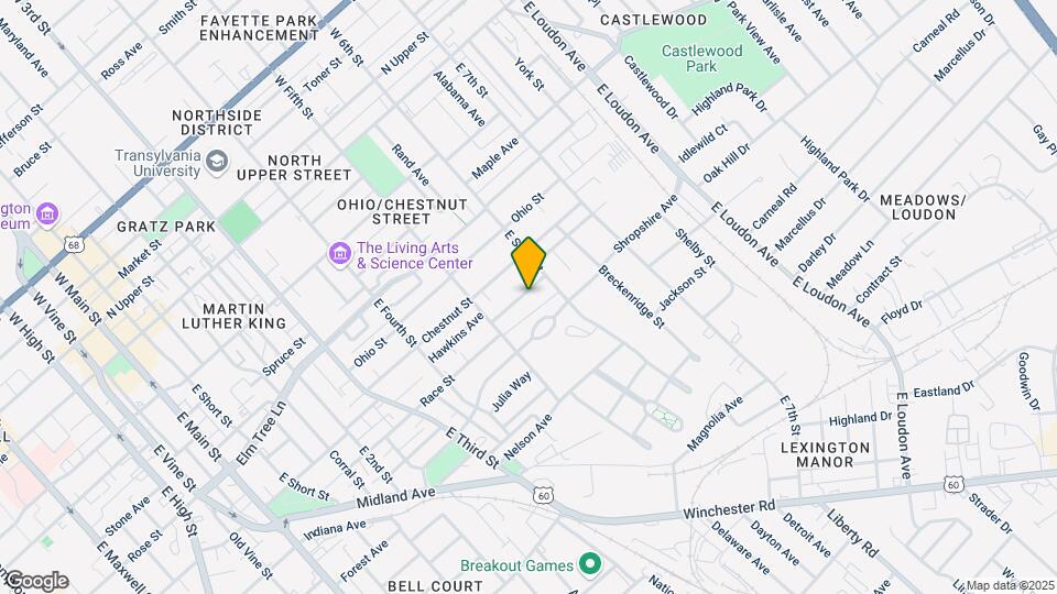 544 Pemberton St Map and Location Details