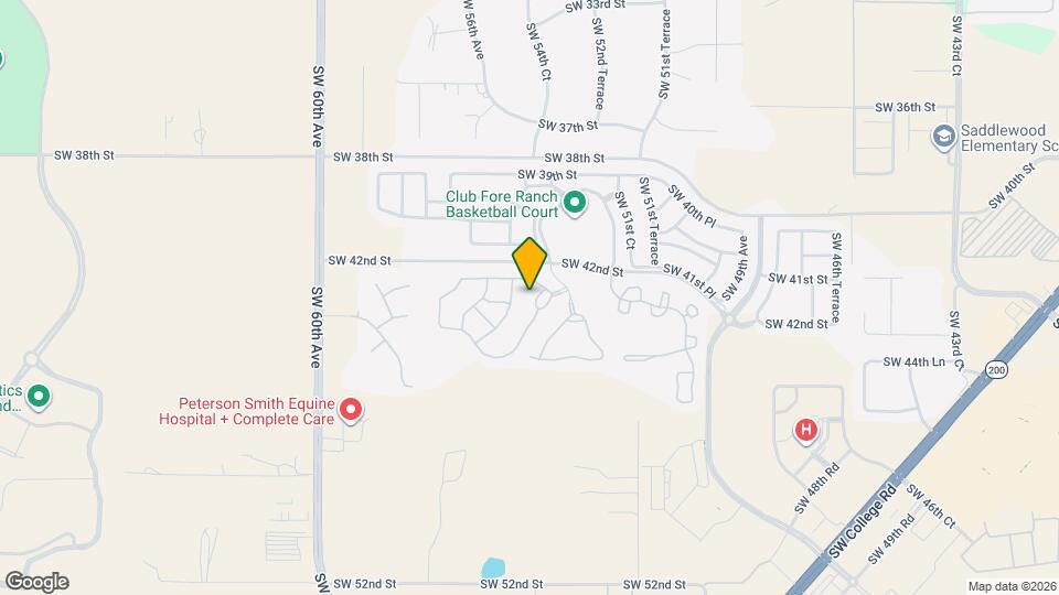 4218 SW 53rd Cir Map and Location Details