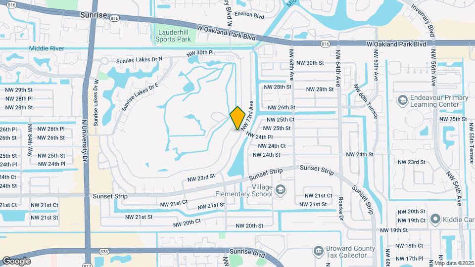 2453 NW 73rd Ave Map and Location Details