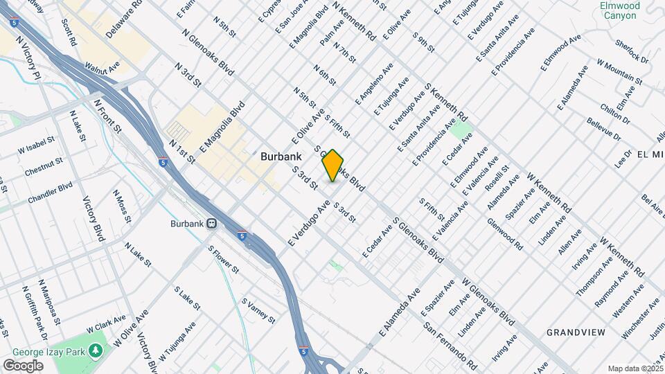 325 E Verdugo Ave Map and Location Details