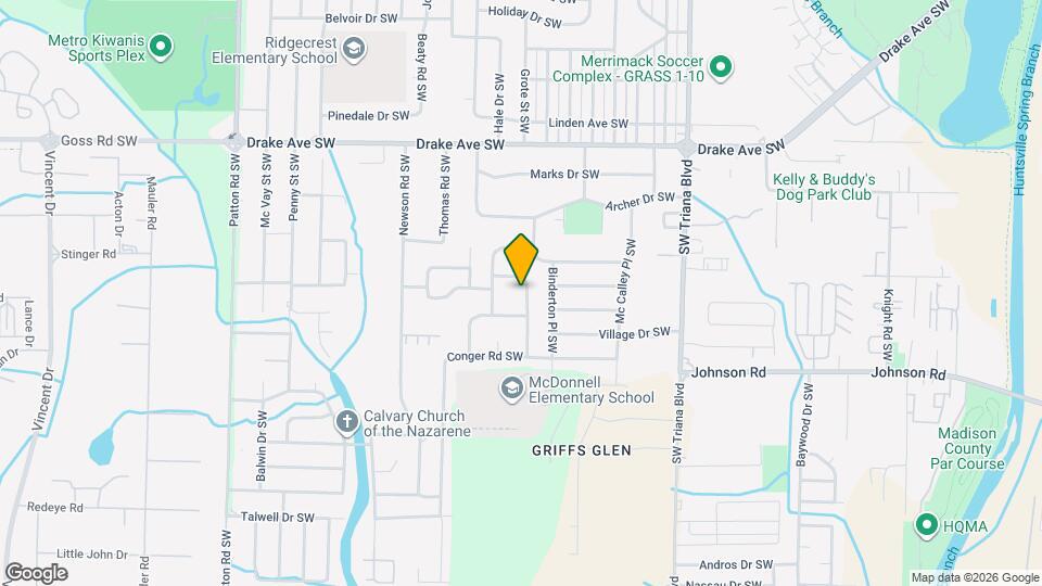 3906 Pickett Dr SW Mapa y Detalles de la Ubicación