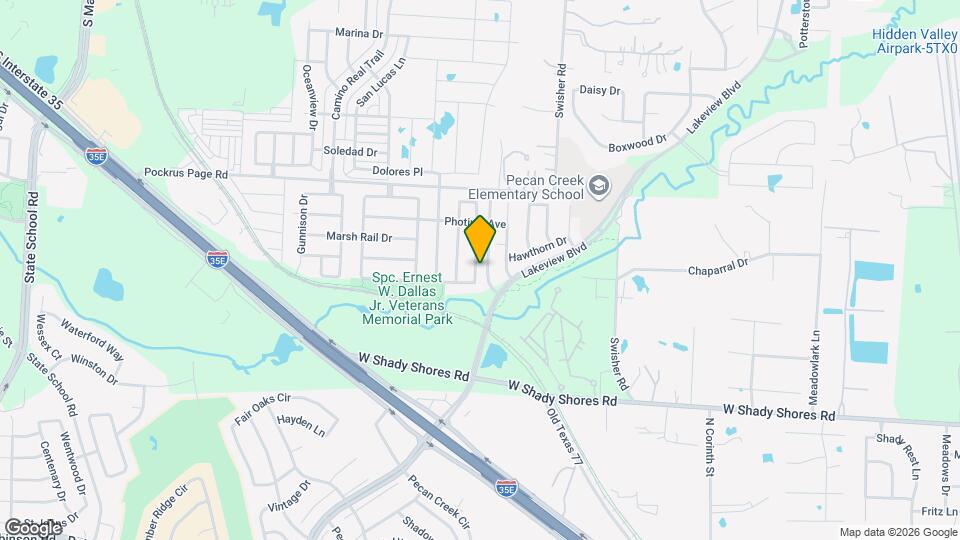 4725 Redbud Dr Map and Location Details