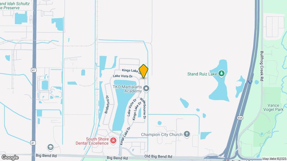 12807 Kings Lake Dr Map and Location Details