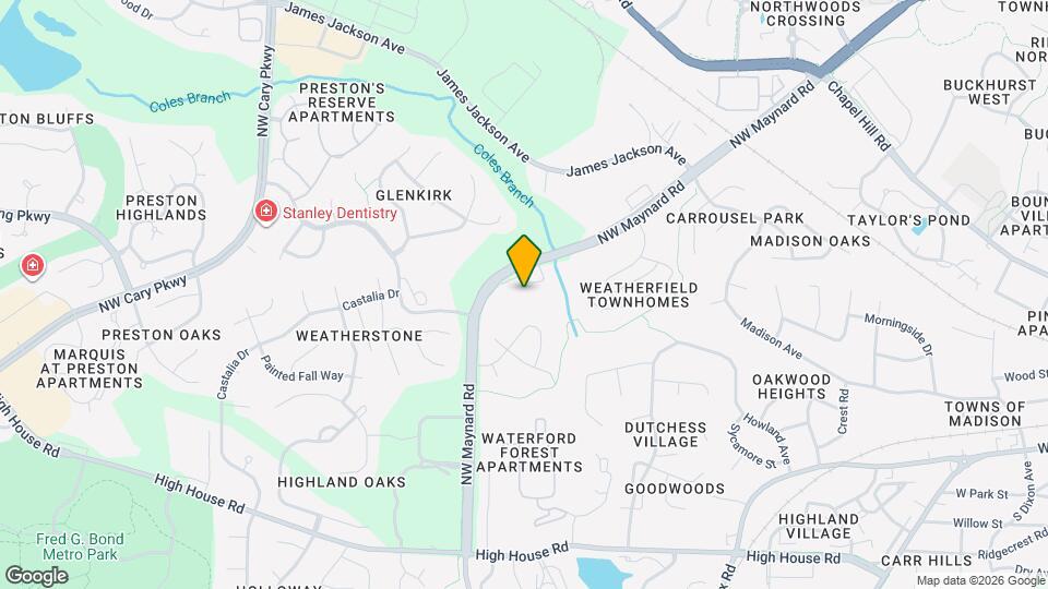 414 Weather Ridge Ln Map and Location Details
