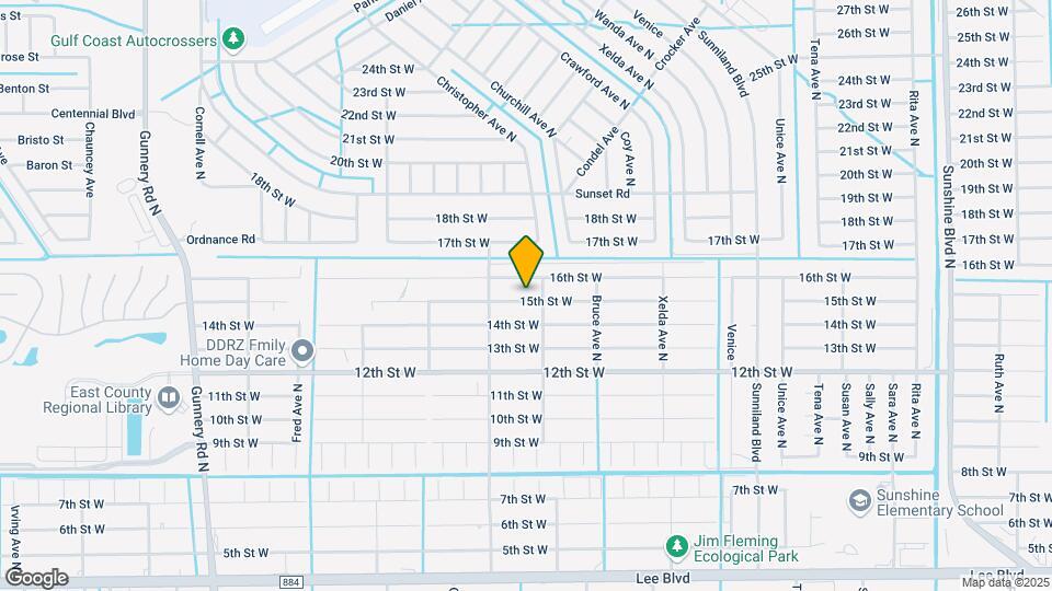 3904 15th St W Map and Location Details