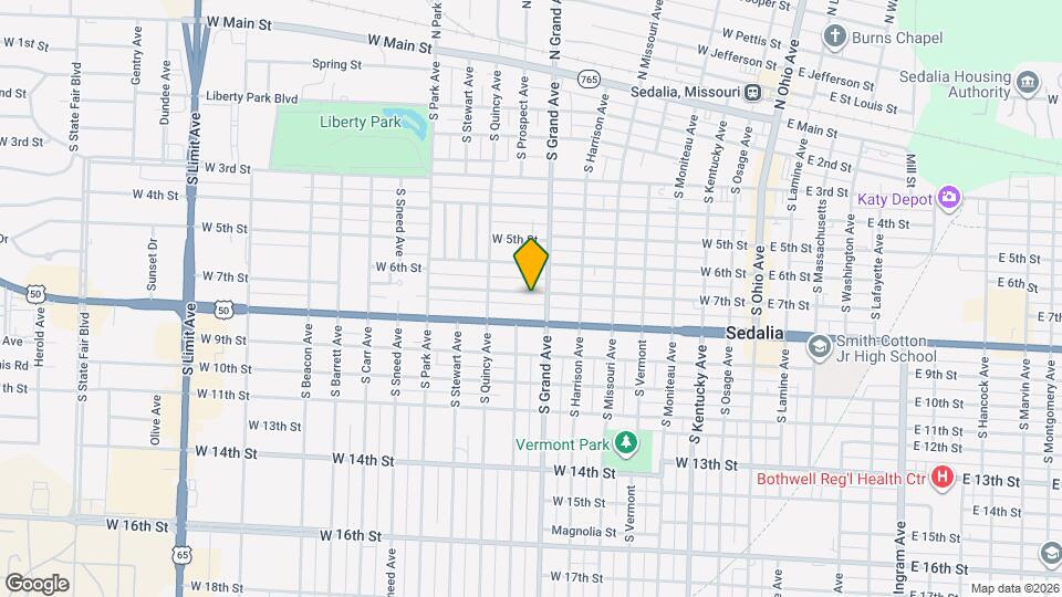 807 W 7th St Mapa y Detalles de la Ubicación