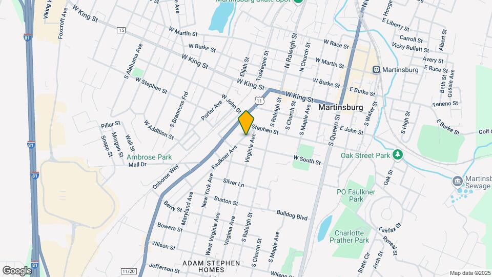 420 Faulkner Ave Map and Location Details