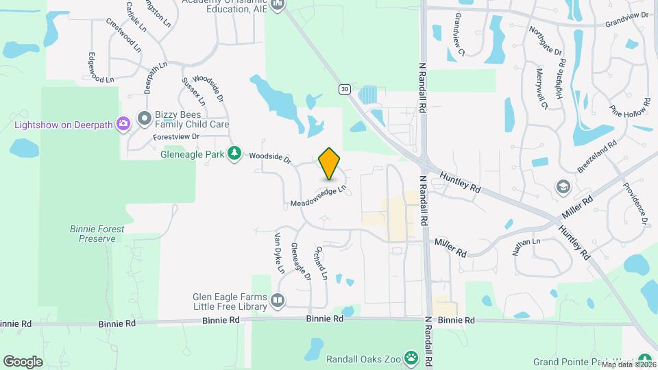 1518 Meadowsedge Ln Map and Location Details