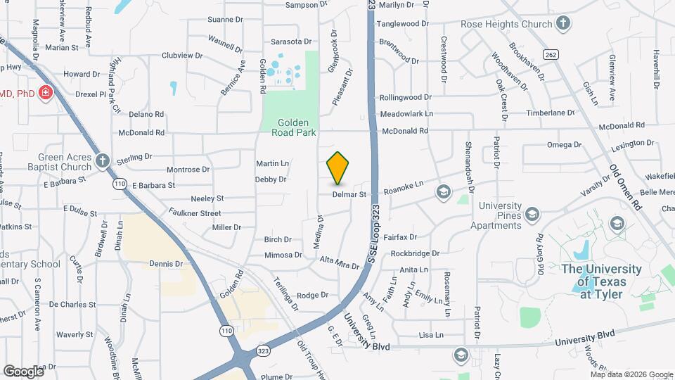 2518-2520 Delmar St Map and Location Details