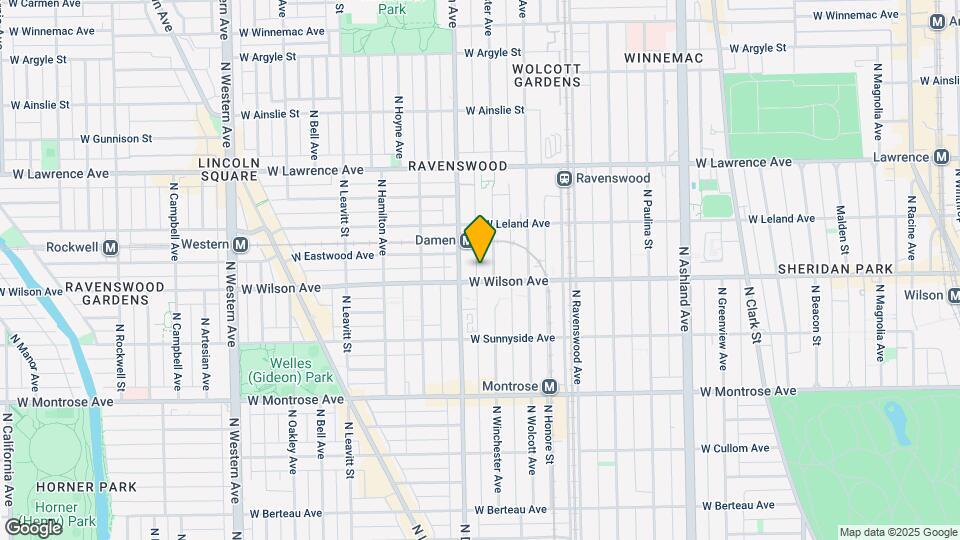 1954 W Wilson Ave, Unit 2BB Map and Location Details