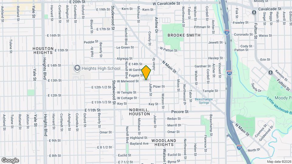 914 W Melwood St Map and Location Details