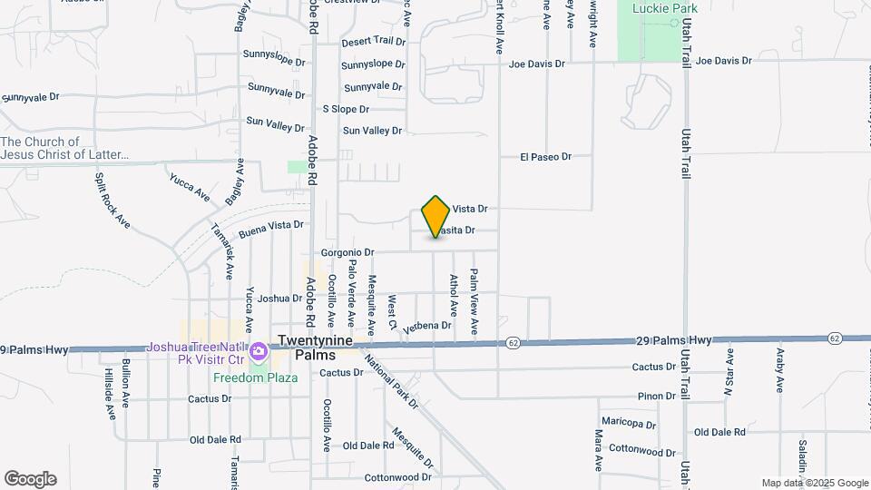 73952 Gorgonio Dr Map and Location Details