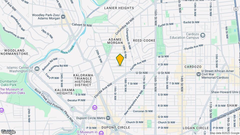 1824 California St NW Map and Location Details