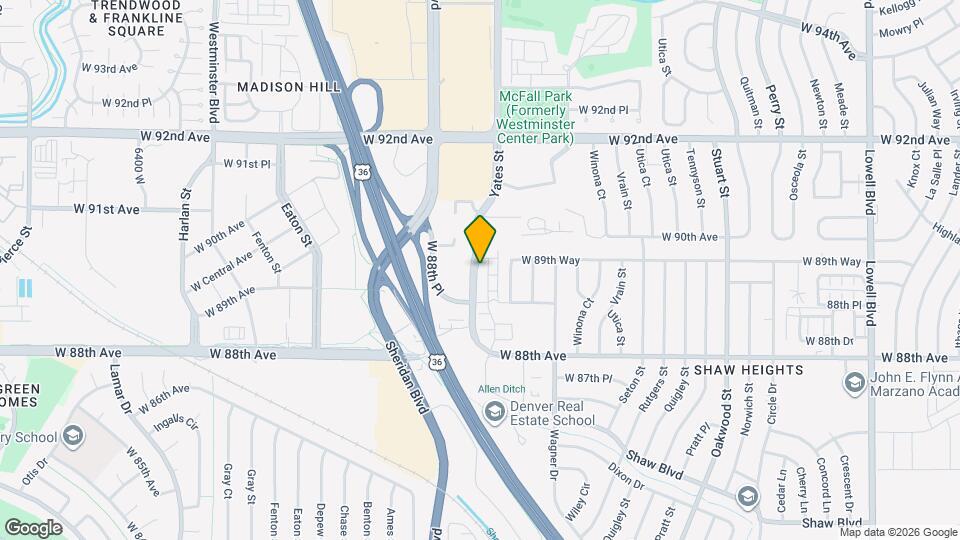 8939 Yates Dr Map and Location Details