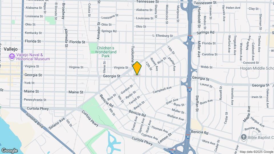 1617 Georgia St, Unit 1617 Map and Location Details