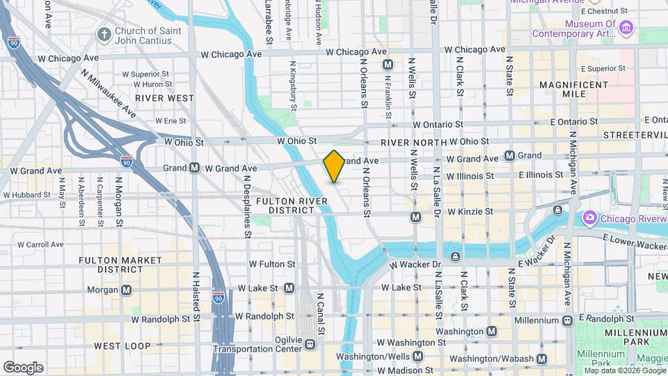 510 N Kingsbury St Mapa y Detalles de la Ubicación