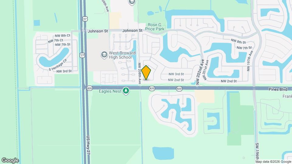 20776 NW 1st St Map and Location Details