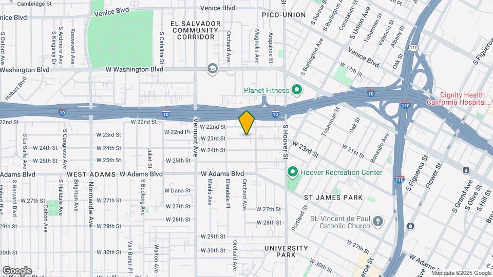 1325 1/2 W 23rd St Mapa y Detalles de la Ubicación