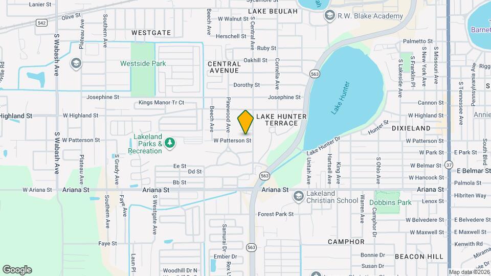 1213 W Patterson St Map and Location Details