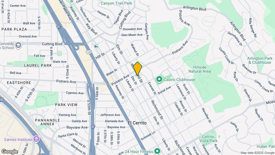 1529 Richmond St Map and Location Details