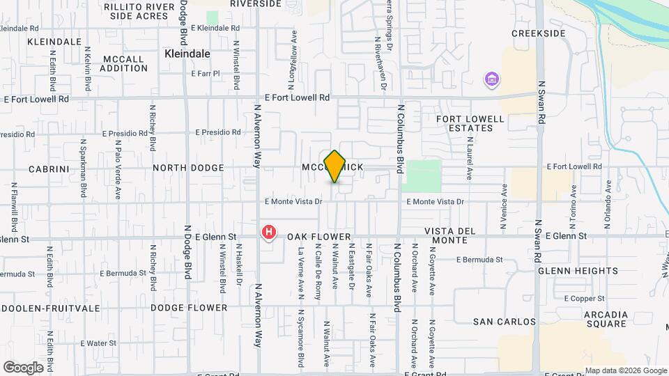 2974 N Cardell Cir Map and Location Details