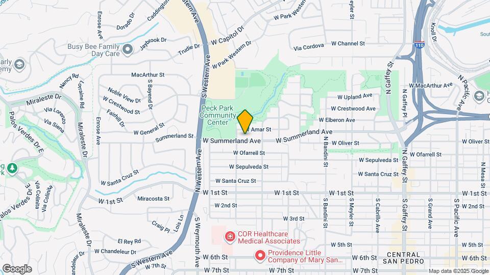 1368 W Summerland Ave Map and Location Details