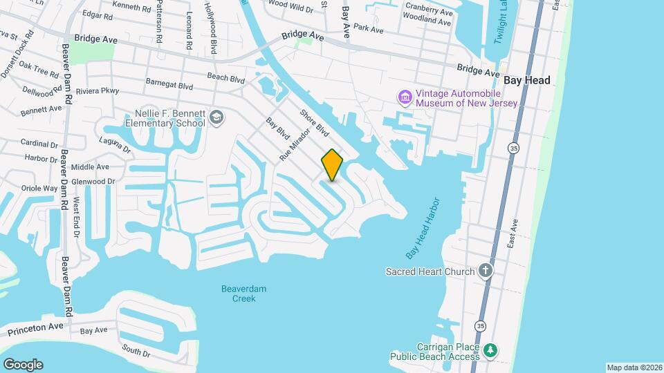 1742 Bay Blvd Mapa y Detalles de la Ubicación