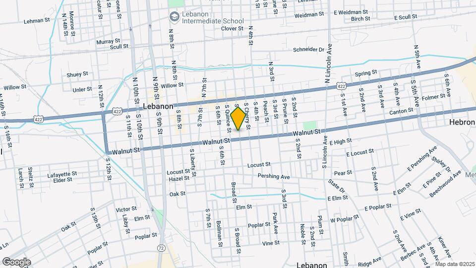 129 S 5th St Map and Location Details