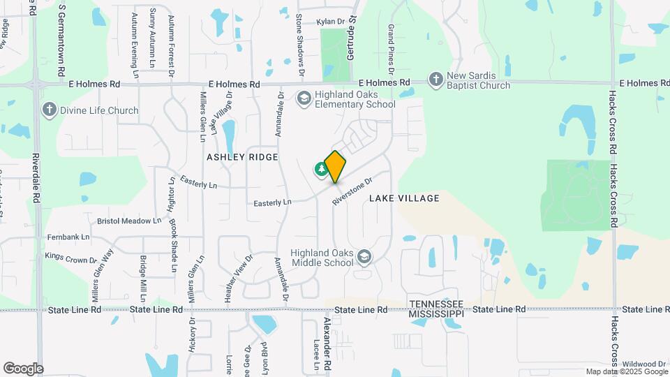 7513 Easterly Ln Map and Location Details