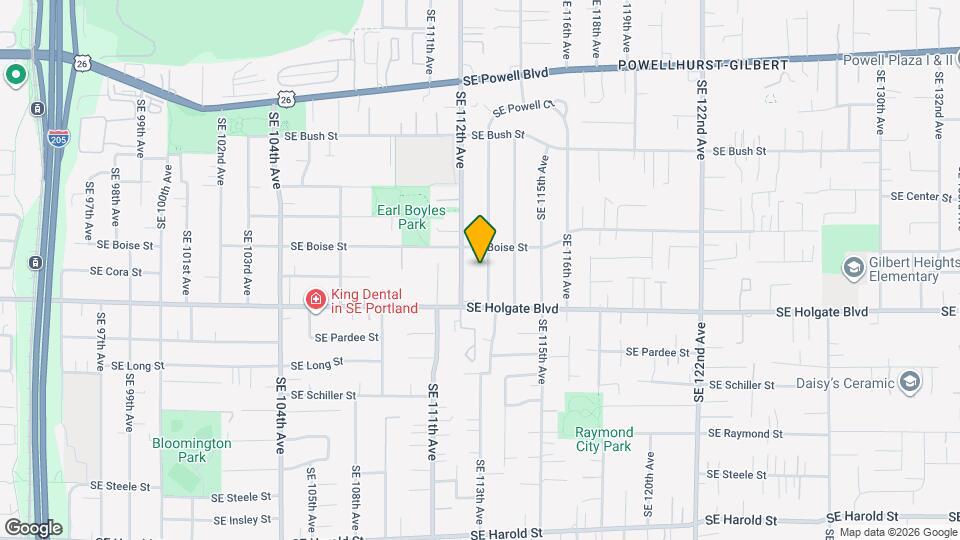4309 SE 113th Ave Mapa y Detalles de la Ubicación