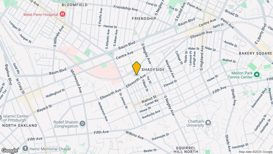 5523 Ellsworth Ave Mapa y Detalles de la Ubicación
