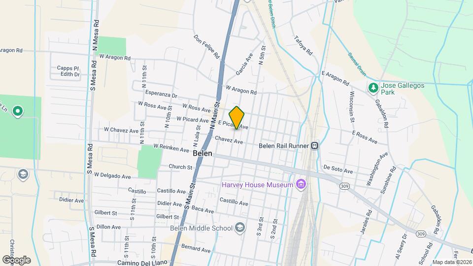 412 N 6th St Map and Location Details