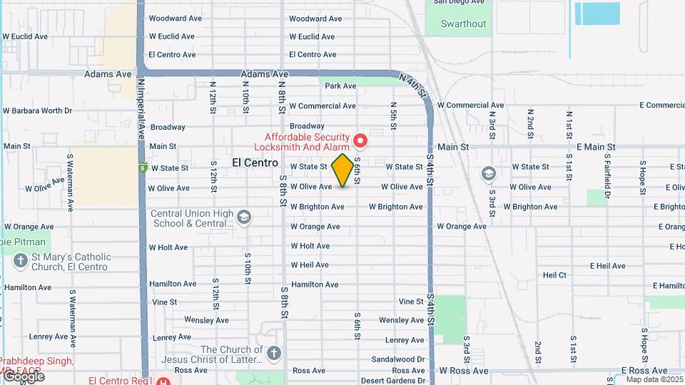 635 W Olive Ave, Unit C Map and Location Details