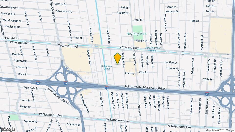 4025 Sanford St Map and Location Details