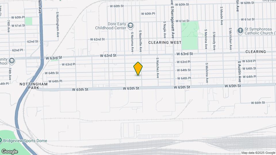 6612 W 64th Pl Map and Location Details