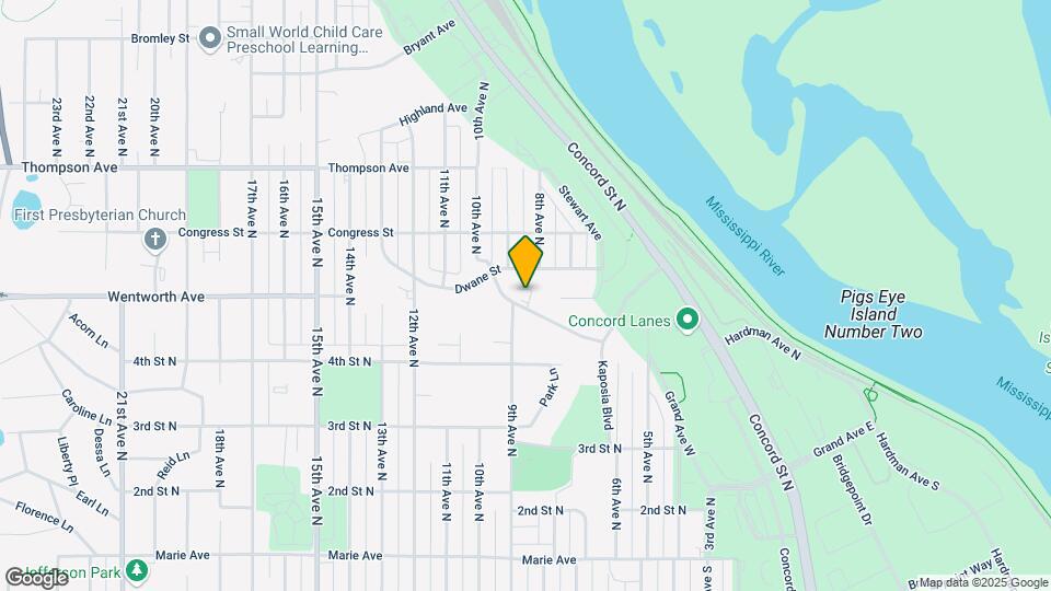 832 Wentworth Ave Map and Location Details