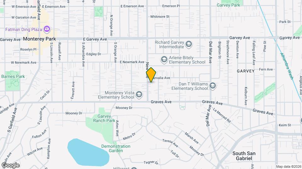 2470 New Ave Mapa y Detalles de la Ubicación