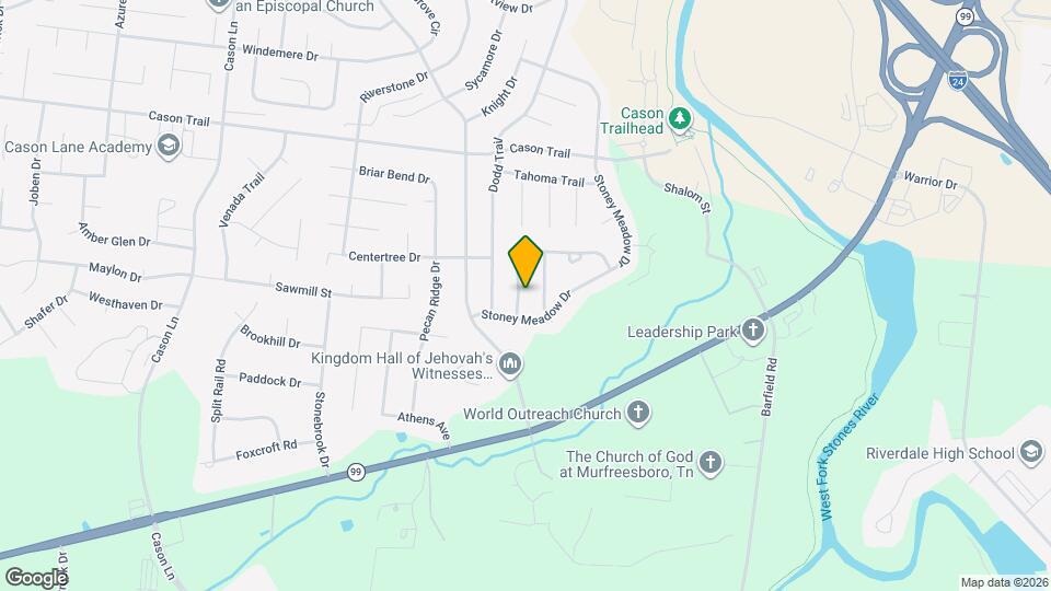 1625 Beaconcrest Cir Mapa y Detalles de la Ubicación