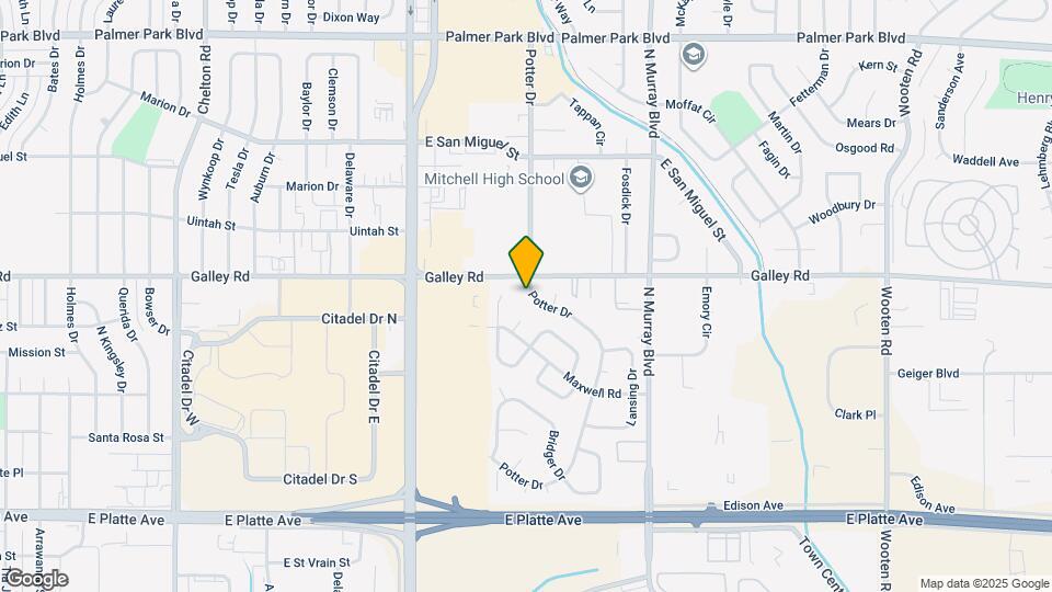 930 Potter Dr Map and Location Details