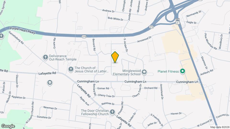 371 Manorstone Ln Map and Location Details