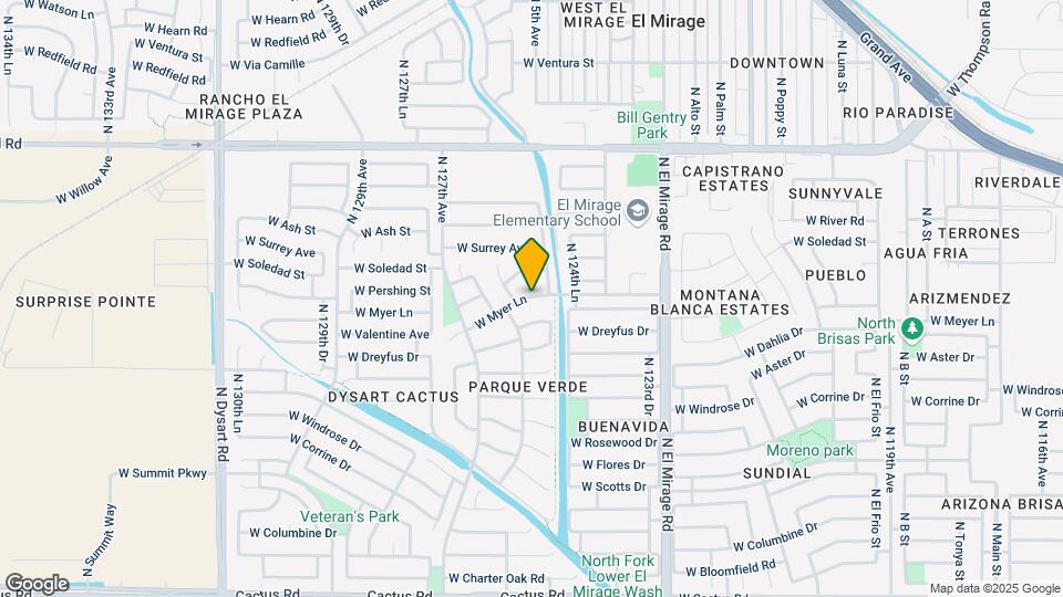 12521 W Myer Ln Mapa y Detalles de la Ubicación