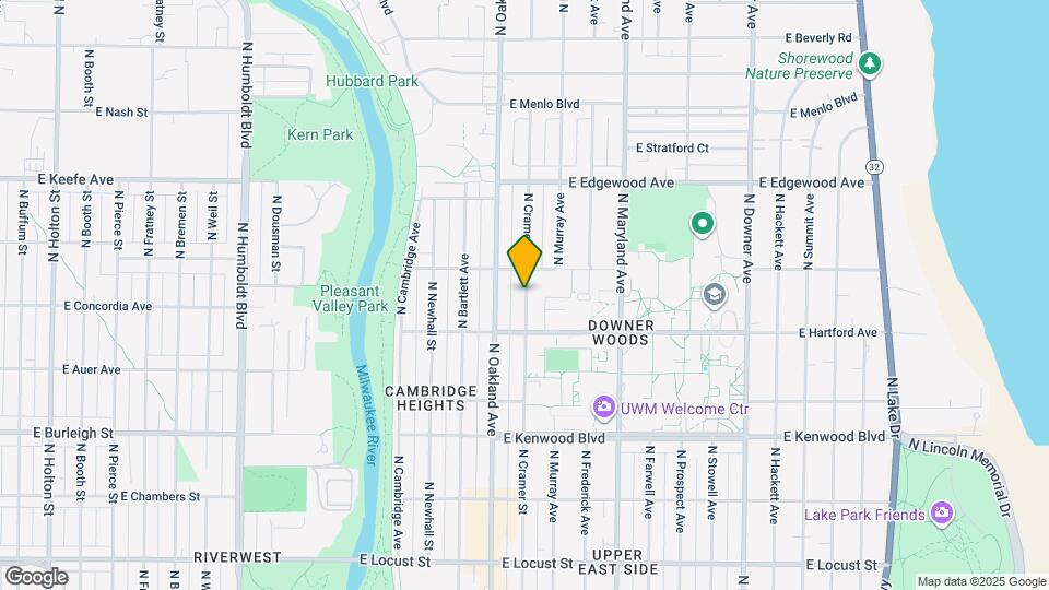 3347 N Cramer St Map and Location Details