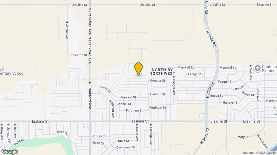 5524 Kemper Ave Map and Location Details