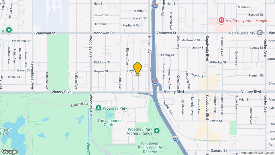 6461 Whitman Ave Map and Location Details