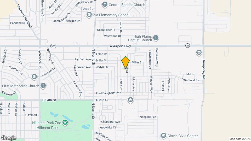 1908 Janeway St Map and Location Details