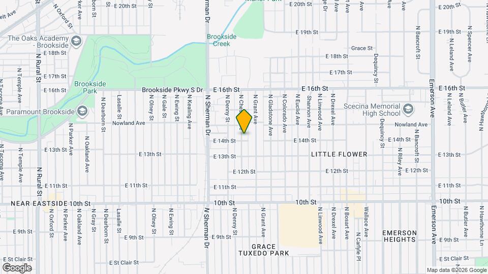 1405 N Chester Ave Map and Location Details