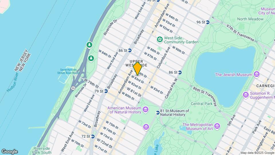 155 W 83rd St Mapa y Detalles de la Ubicación
