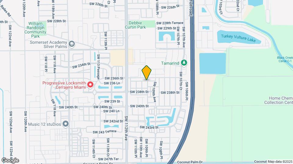 10968 SW 236th Terrace Map and Location Details