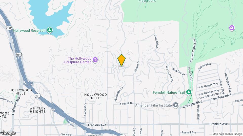 2512 Hollyridge Dr Map and Location Details