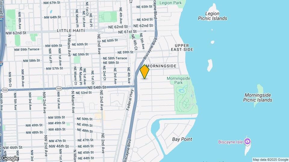 455 NE 55th St Map and Location Details